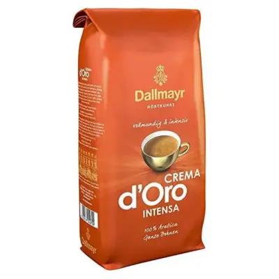 Кава в зернах Dallmayr Crema D'oro Intensa, 100% арабіка 1 кг Німеччина