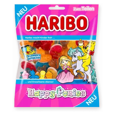 Желейні цукерки Щасливі поні Happy Ponies Haribo Німеччина 175г
