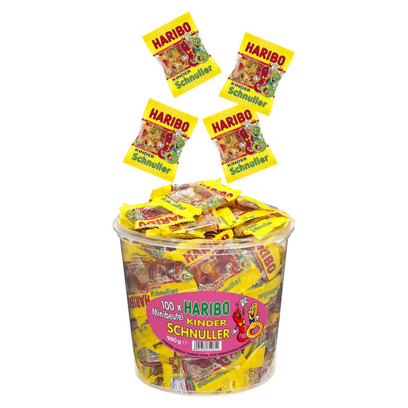Желейні цукерки Дитяча соска Haribo Kinder Schnuller (фруктовий мікс) 9,8 м Німеччина