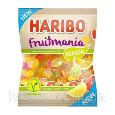 Желейні цукерки Haribo Fruitmania (цитрусова фруктоманія) Німеччина 175 г