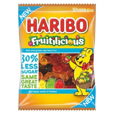 Желейні цукерки Haribo Fruitilicious Німеччина 160г