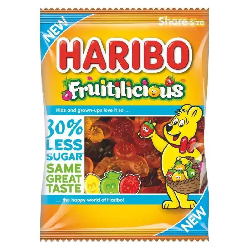 Желейні цукерки Haribo Fruitilicious Німеччина 160г