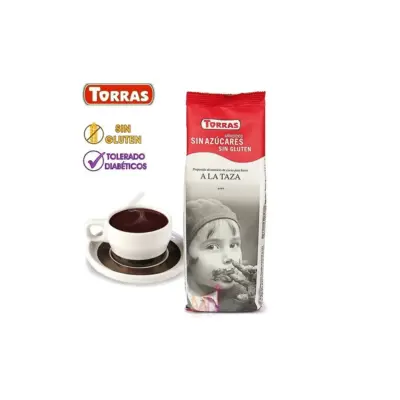 Гарячий шоколад без цукру та без глютену Torras A La Taza (готове какао в чашку) Іспанія 180 г