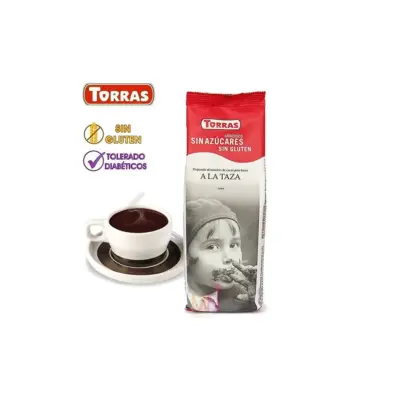 Гарячий шоколад без цукру та без глютену Torras A La Taza (готове какао в чашку) Іспанія 180 г