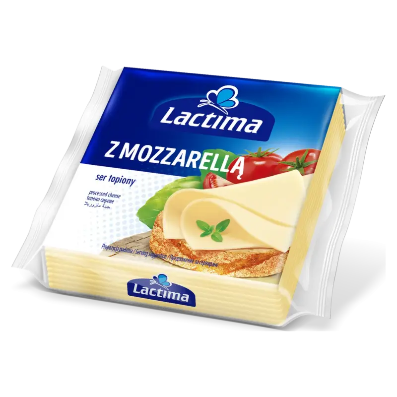Сир тостерний (плавлений) Mozzarella Laktima Польща 130г