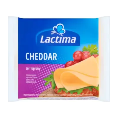 Сир тостерний (плавлений) Cheddar Laktima Польща 130г