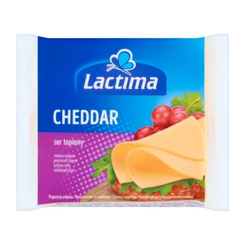 Сир тостерний (плавлений) Cheddar Laktima Польща 130г
