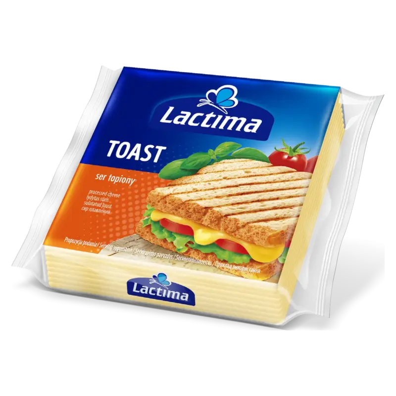 Сир тостерний (плавлений) Toast Laktima Польща 130г