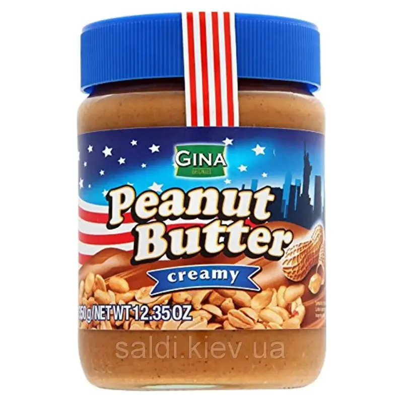 Арахісова паста “Gina Peanut Butter” Creamy 350g Австрія