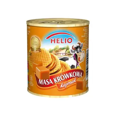 Згущене молоко з карамеллю без глютену Masa krowkowa Helio 400 г Польща