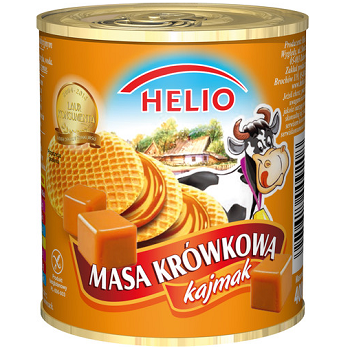 Згущене молоко з карамеллю без глютену Masa krowkowa Helio 400 г Польща