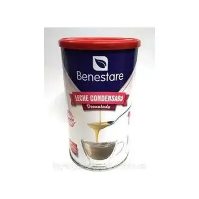 Згущене знежирене молоко Benestare Leche Condensada Desnatada 1000 г Іспанія