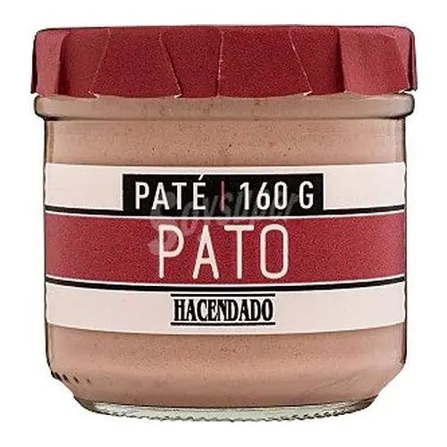 Паштет без глютену з качиної печінки Pate Pato Hacendado 160 г Іспанія