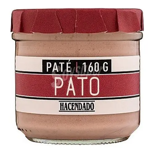 Паштет без глютену з качиної печінки Pate Pato Hacendado 160 г Іспанія