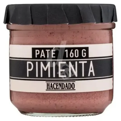 Паштет без глютену зі свинячої печінки "Ароматний перець" Pate Pimienta Hacendado 160 г Іспанія