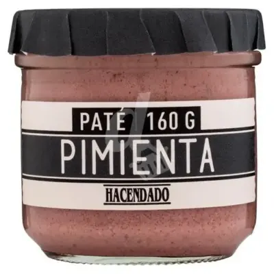 Паштет без глютену зі свинячої печінки "Ароматний перець" Pate Pimienta Hacendado 160 г Іспанія