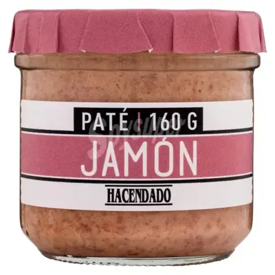 Паштет без глютену з хамону Pate Jamon Hacendado 160 г Іспанія