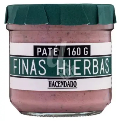 Паштет без глютену зі свинячої печінки з травами ерви Pate Pimienta Hacendado 160 г Іспанія
