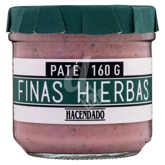 Паштет без глютену зі свинячої печінки з травами ерви Pate Pimienta Hacendado 160 г Іспанія