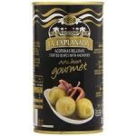 Оливки зелені фаршировані анчоусом Olives with Anchovies La Explanada 370г Іспанія