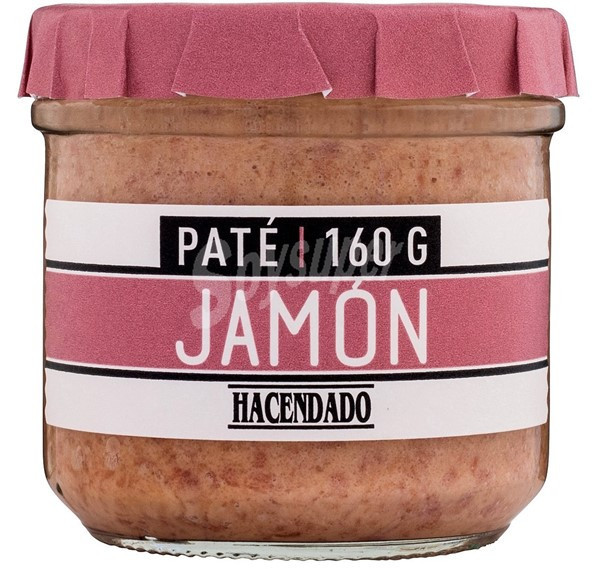 Паштет без глютену з хамона Pate Jamon Hacendado 160г Іспанія