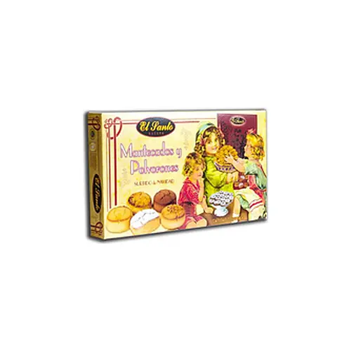 Печиво з мигдальним борошном пісочне асорті El Santo Mantecados y Polvorones 300 г Іспанія
