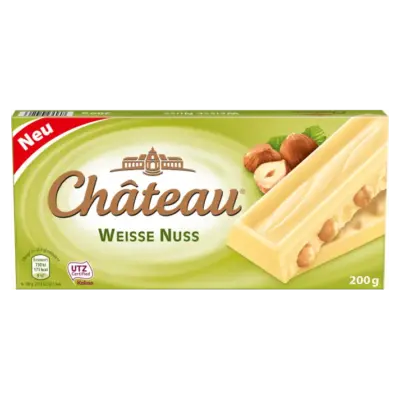 Шоколад білий з фундуком Weisse Nuss Chateau Німеччина 200г
