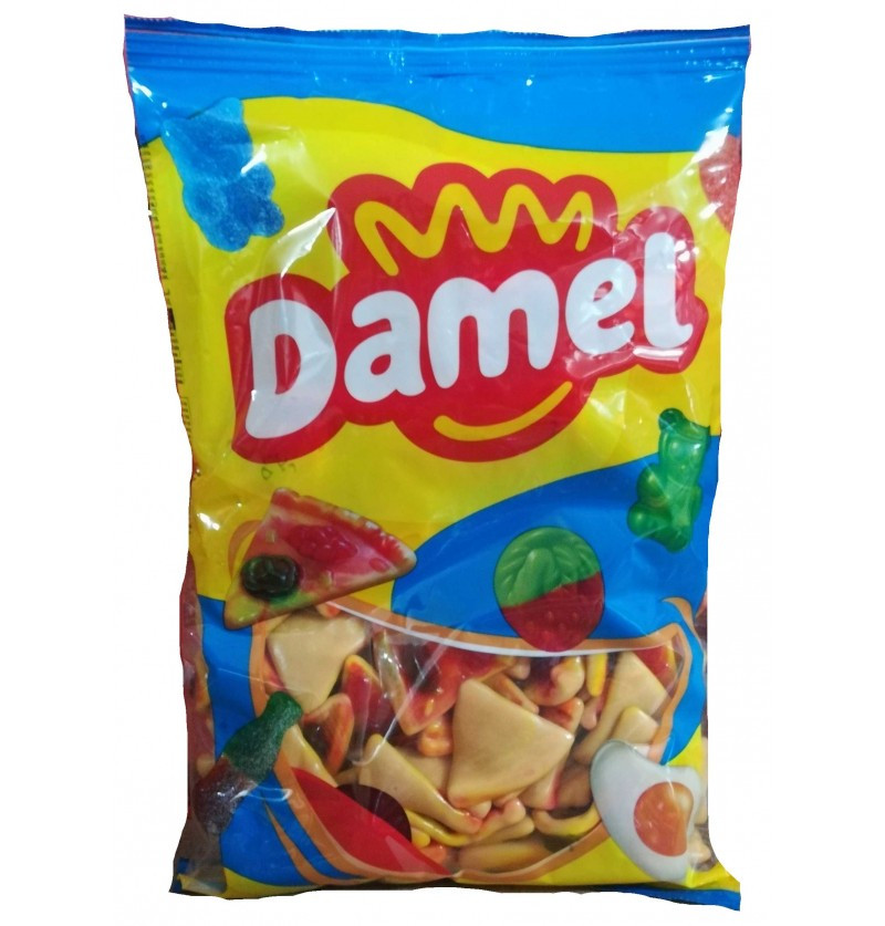 Желейні цукерки БЕЗ ГЛЮТЕНУ Damel Pizzas (піца) Іспанія 80г