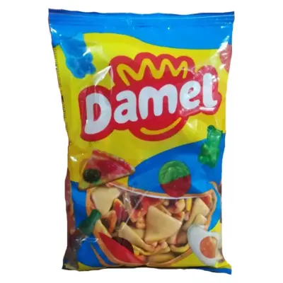 Без глютену! Желейні цукерки Піца Damel Pizzas 1 кг Іспанія