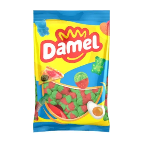 Желейні цукерки БЕЗ ГЛЮТЕНУ Damel Strawberries Dream (полунична мрія)) Іспанія 100г