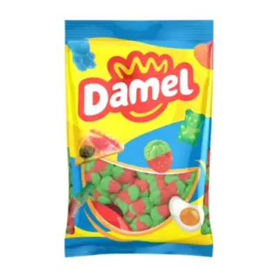 Желейні цукерки БЕЗ ГЛЮТЕНУ Damel Strawberries Dream (полунична мрія)) Іспанія 100г