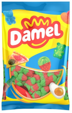 Желейні цукерки БЕЗ ГЛЮТЕНУ Damel Strawberries Dream (полунична мрія)) Іспанія 100г