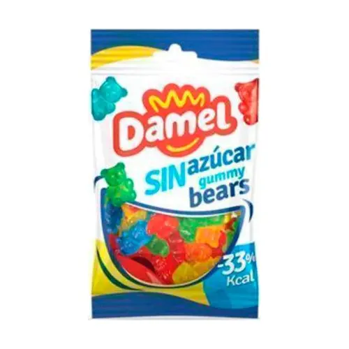 Желейні цукерки БЕЗ САХАРА та ГЛЮТЕНА Damel Bears (мішки) Іспанія 90 г