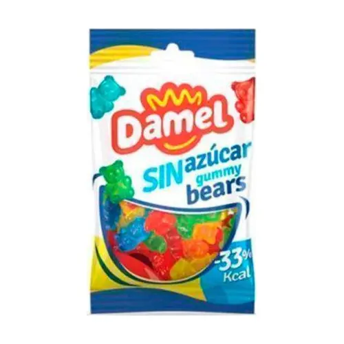 Желейні цукерки БЕЗ САХАРА та ГЛЮТЕНА Damel Bears (мішки) Іспанія 90 г