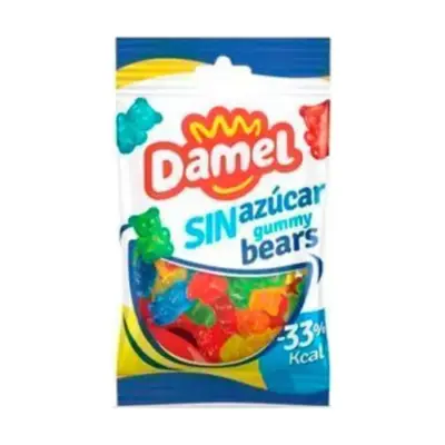 Желейні цукерки БЕЗ САХАРА та ГЛЮТЕНА Damel Bears (мішки) Іспанія 90 г