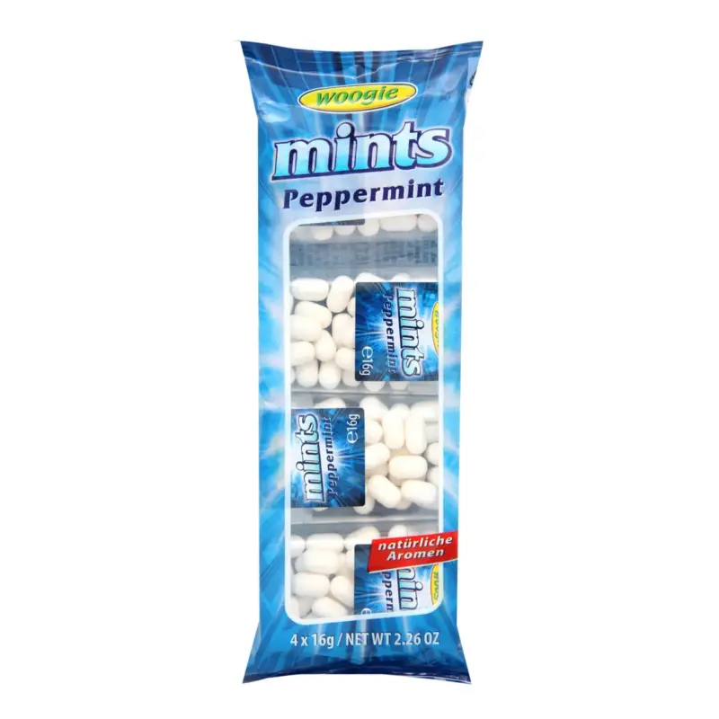 Драже Peppermint Mints (м’ятна) Woogie 4х16г Австрія