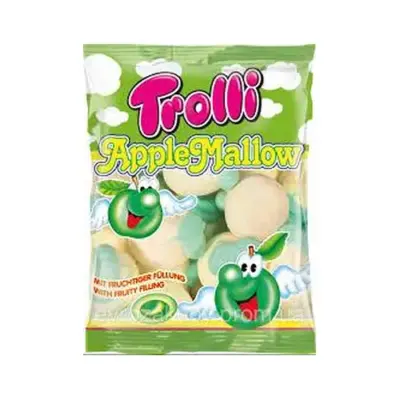 Маршмелоу Яблучна Мальва Trolli Apple Mallow 150 г Німеччина