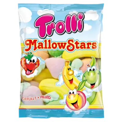 Маршмеллоу Зірки Мальви Trolli Mallow Stars150г Німеччина