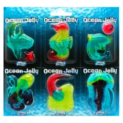 Желейні цукерки БЕЗ ГЛЮТЕНУ OCEAN Jelly Vidal Іспанія (6х11г) 66 г