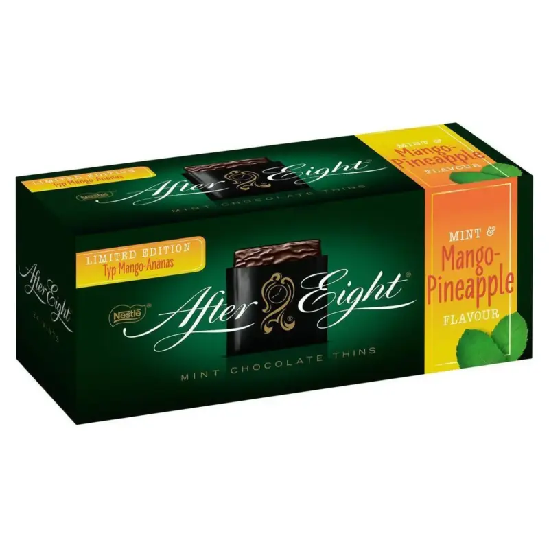 Шоколад (цукерки) After Eight Mango-Pineapple з м’ятою, манго і ананасом Nestle 200г Швейцарія
