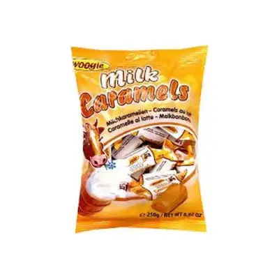 Цукерки Milk Caramels (молочна карамель Корівка) Woogie Австрія 250г
