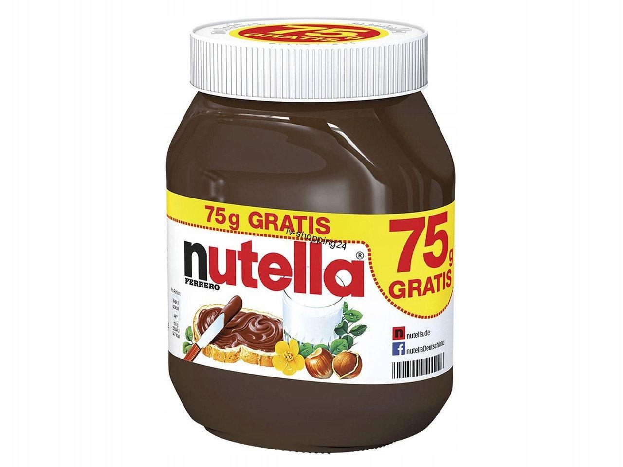 Шоколадно-горіхова паста NUTELLA з лісовими горіхами Ferrero 825г Німеччина