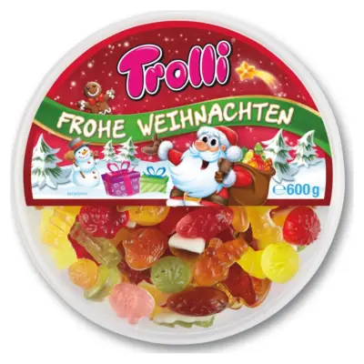 Желейні цукерки Trolli РІЗДВЯНИЙ МАРМЕЛАД Німеччина 600г