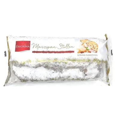 Різдвяний кекс із марципаном і родзинками Stollen Marzipan Favorina Німеччина 200 г