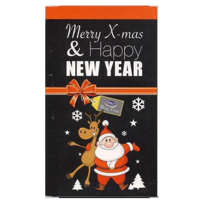 Шоколад Різдвяний Only “MERRY X-MAS & HAPPY NEW YEAR” 100 г Австрія