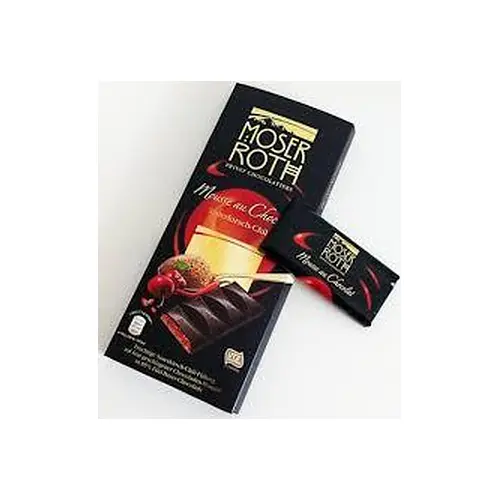 Шоколад чорний Moser Roth Sauerkirisch-Chili 85% какао вишня+перець чилі 150г