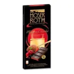 Шоколад чорний Moser Roth Sauerkirisch-Chili 85% какао вишня+перець чилі 150 г