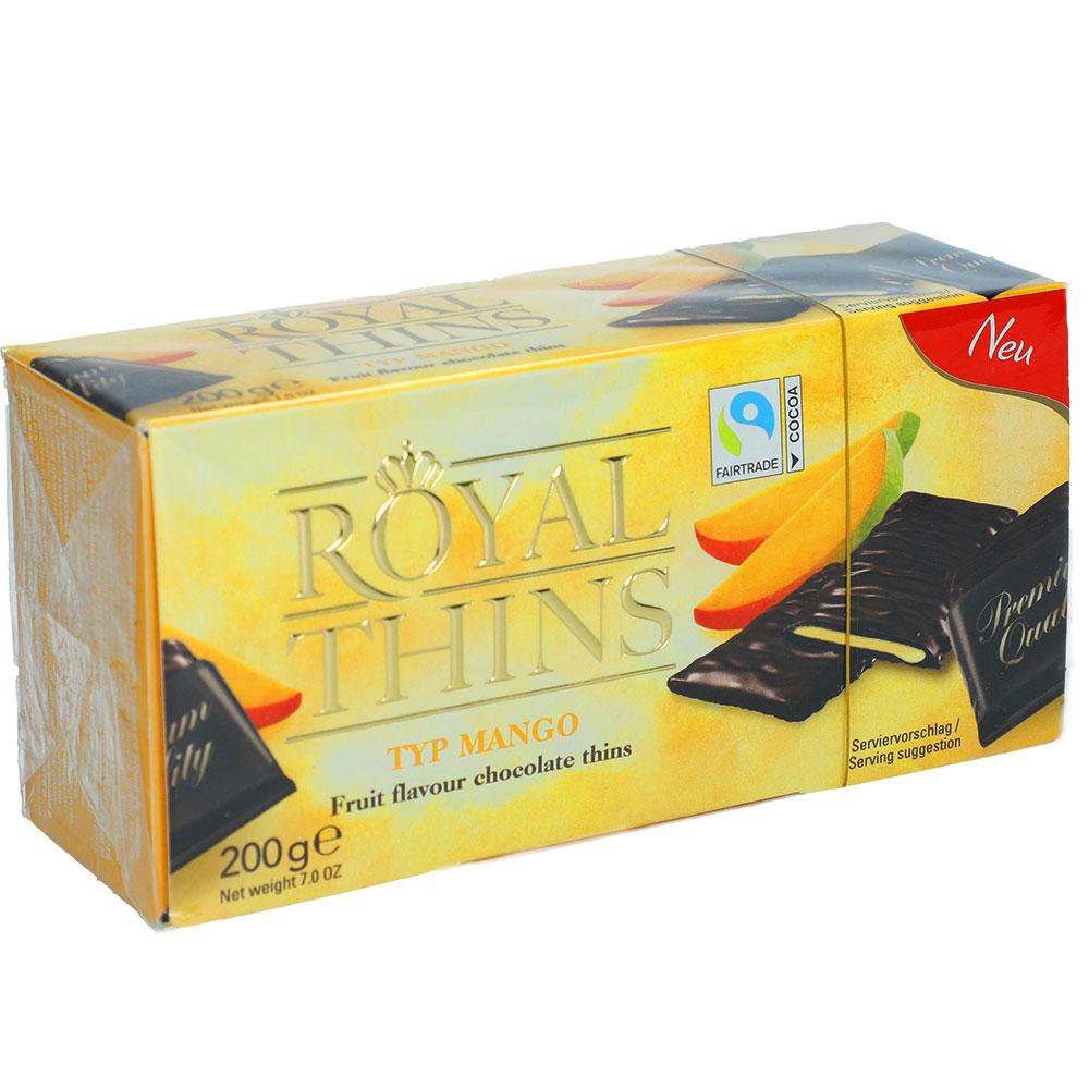 Шоколадні цукерки з манго ROYAL THINS typ MANGO 200 г Німеччина