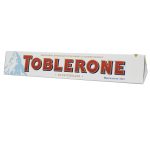Швейцарський білий шоколад Tobleron з медом і мигдальною нугою 100г
