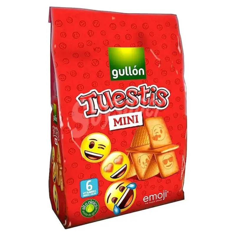 Печиво -міні бісквітне з витаминамиl Tuestis Mini Gullon 250г Іспанія